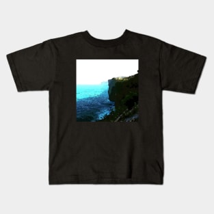 Cliffs rock garden Kids T-Shirt